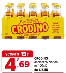 Iperal CRODINO analcolico biondo offerta