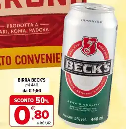 Iperal Birra BECK'S offerta