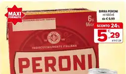 Iperal Birra PERONI offerta