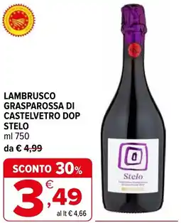 Iperal Lambrusco grasparossa di castelvetro DOP STELO offerta