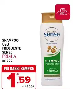 Iperal Shampoo uso frequente sense PRIMIA offerta