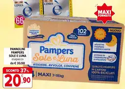Iperal Pannolini pampers sole e luna PAMPERS offerta