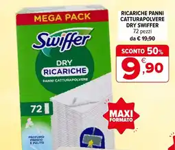 Iperal Ricariche panni catturapolvere dry SWIFFER offerta