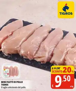 Tigros Mini filetti di pollo TIGROS offerta