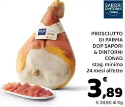 Conad Margherita Prosciutto di parma dop sapori & dintorni conad offerta