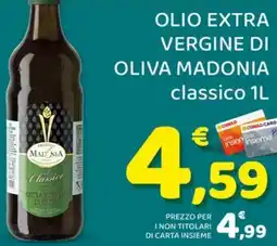 Conad Margherita Olio extra vergine di oliva madonia offerta