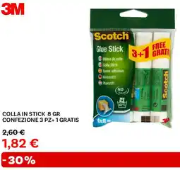 Max Factory 3m colla in stick 8 gr confezione 3 pz+1 gratis offerta