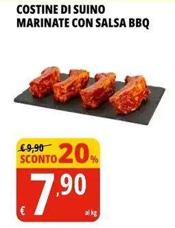 Tigros Costine di suino marinate con salsa BBQ offerta
