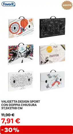 Max Factory Favorit valigetta design sport con doppia chiusura offerta