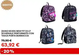 Max Factory Zaino seven new fit 33 lt schienale performato con tasca porta borraccia offerta