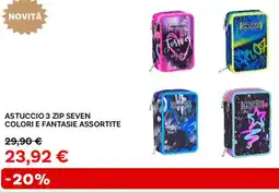 Max Factory Astuccio 3 zip seven colori e fantasie assortite offerta