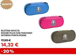 Max Factory Bustina invicta round plus con taschino interno porta penne offerta