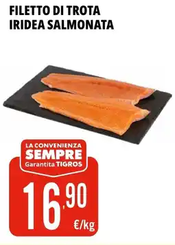 Tigros Filetto di trota iridea salmonata offerta