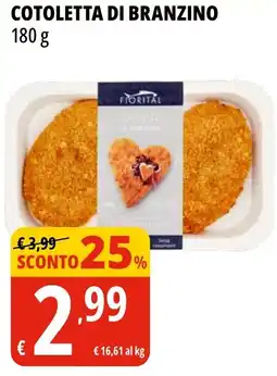 Tigros Cotoletta di branzino offerta