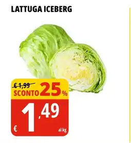 Tigros Lattuga iceberg offerta