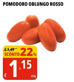 Tigros Pomodoro oblungo rosso offerta