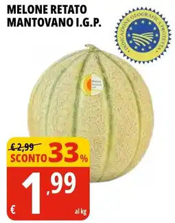 Tigros Melone retato mantovano I.G.P. offerta