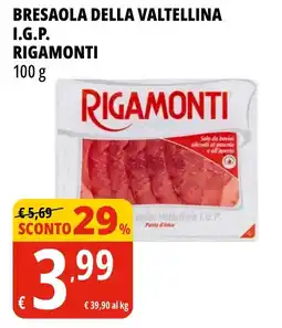 Tigros Bresaola della valtellina I.G.P. RIGAMONTI offerta
