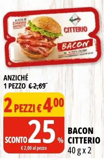 Tigros Bacon CITTERIO offerta