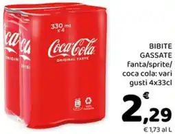 Conad Margherita Bibite gassate offerta