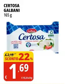 Tigros Certosa GALBANI offerta