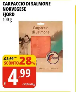 Tigros Carpaccio di salmone norvegese FJORD offerta