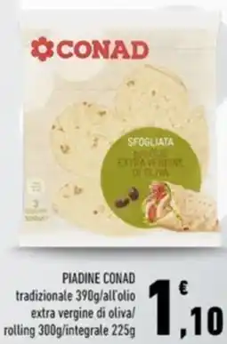 Conad Margherita PIADINE CONAD tradizionale offerta