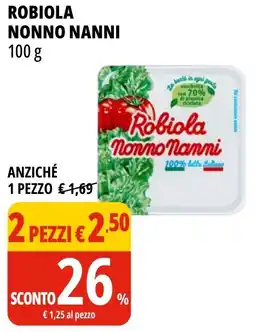 Tigros Robiola NONNO NANNI offerta
