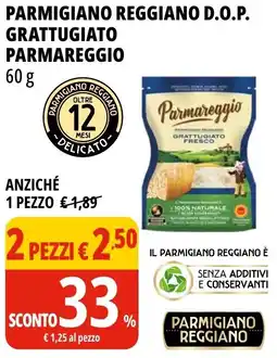 Tigros Parmigiano reggiano d.o.p. grattugiato PARMAREGGIO offerta