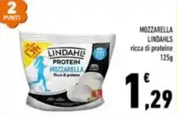 Conad Margherita MOZZARELLA LINDAHLS ricca di proteine offerta