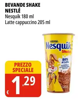 Tigros Bevande shake NESTLÉ offerta
