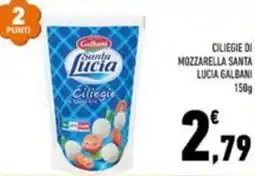 Conad Margherita Ciliegie di mozzarella santa lucia galbani offerta