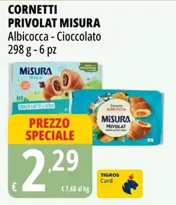 Tigros Cornetti privolat MISURA offerta