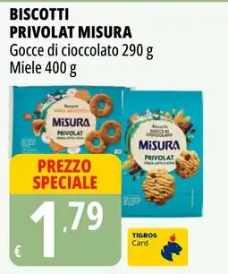 Tigros Biscotti privolat MISURA offerta