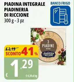 Tigros Piadina integrale piadineria di riccione offerta