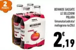 Conad Margherita Bevande gassate le selezioni polara offerta