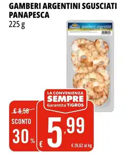 Tigros Gamberi argentini sgusciati PANAPESCA offerta