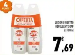 Conad Margherita Lozione insetto repellente off offerta