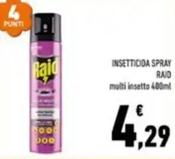 Conad Margherita Insetticida spray raid offerta