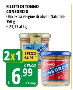 Tigros Filetti di tonno CONSORCIO offerta