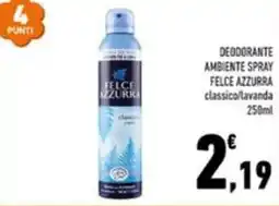 Conad Margherita Deodorante ambiente spray felce azzurra offerta