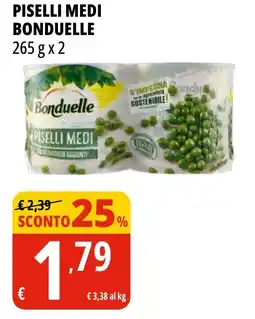 Tigros Piselli medi BONDUELLE offerta