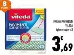 Conad Margherita Panno pavimenti vileda offerta