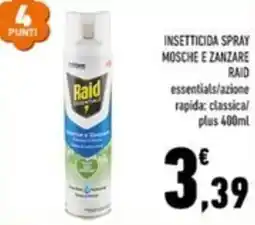 Conad Margherita Insetticida spray mosche e zanzare raid offerta