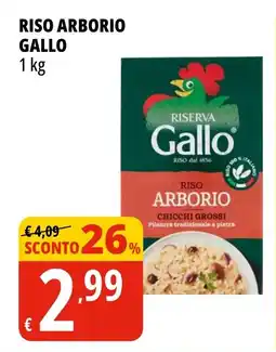 Tigros Riso arborio GALLO offerta