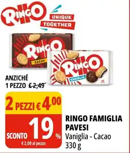Tigros Ringo famiglia PAVESI offerta