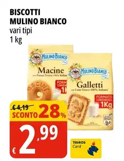 Tigros Biscotti MULINO BIANCO offerta