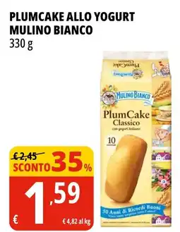 Tigros Plumcake allo yogurt MULINO BIANCO offerta