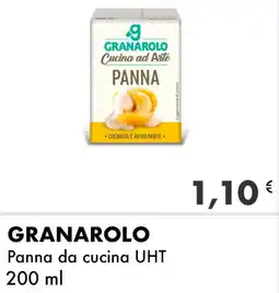 Iper Tosano GRANAROLO Panna da cucina UHT offerta