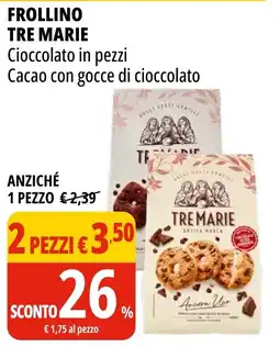 Tigros Frollino TRE MARIE offerta